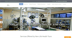 Desktop Screenshot of newlifehealthtours.com